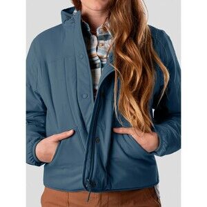 Duck Camp W's Airflow Insulated Jacket Womens Channel Blue Medium MSRP $229